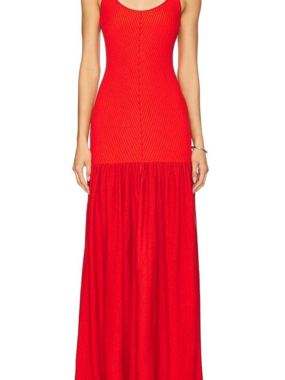 Retrofete Red Maxi Dress - Picture 7 of 8